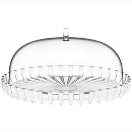 Блюдо сервировочное с крышкой Dolcevita, 31 см, перламутровое, Guzzini