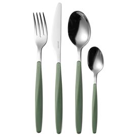 Набор из 24 столовых приборов Cutlery My Fusion, оливковый, Guzzini