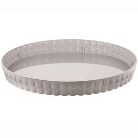 Поднос сервировочный Tiffany, 35,6 см, серо-бежевый, Guzzini