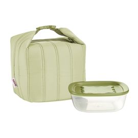Набор из термосумки и контейнера Handy Bio, 1,4 л, зеленый, Guzzini