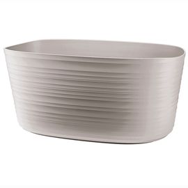 Кашпо для комнатных растений Tierra большое, серо-бежевое, Guzzini