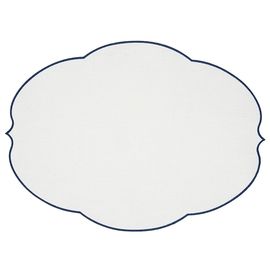 Салфетка подстановочная овальная Flowers, 48,8х36 см, белая, Guzzini