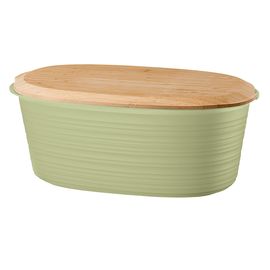 Хлебница с бамбуковой крышкой Tierra, 3 л, светло-зеленая, Guzzini