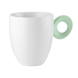 Кружка Everyday, 250 мл, белая/зеленая, Guzzini