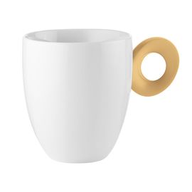 Кружка Everyday, 250 мл, белая/желтая, Guzzini