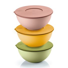 Набор контейнеров для хранения продуктов Everywhere Bio, ?16 см, 3 шт., Guzzini