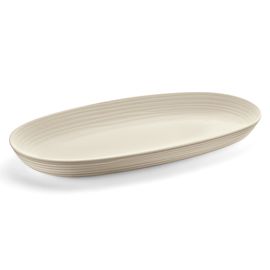 Блюдо сервировочное Tierra, 22,9х41х4,2 см, бежевое, Guzzini