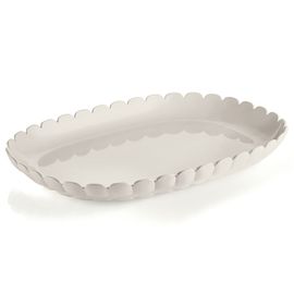 Поднос сервировочный Tiffany, 32х22,5 см, молочно-белый, Guzzini