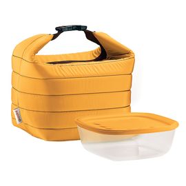 Набор из термосумки и контейнера Handy, 1,4 л, оранжевый, Guzzini