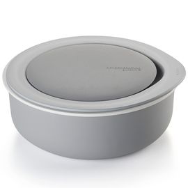 Набор из ланч-бокса и приборов Regeneration, 1,3 л, серый, Guzzini