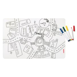 Набор из коврика-раскраски и 4 маркеров Bimbi, Guzzini