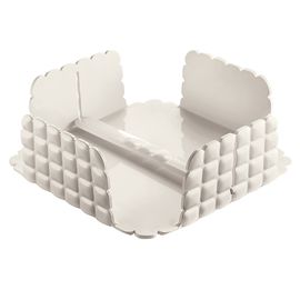 Салфетница квадратная, Tiffany, молочно-белая, Guzzini