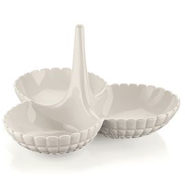 Менажница Tiffany, молочно-белая, Guzzini