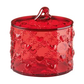 Конфетница Love, ?11х10,7 см, акрил, красная, Guzzini