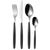 Набор из 24 столовых приборов Cutlery My Fusion, черные, Guzzini