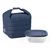 Набор из термосумки и контейнера Handy Bio, 1,4 л, синий, Guzzini