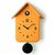 Часы с кукушкой QQ, желтые, Guzzini