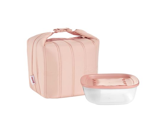 Набор из термосумки и контейнера Handy Bio, 1,4 л, розовый, Guzzini