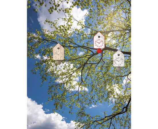 Часы настенные с маятником QQ-UP, красные, Guzzini, изображение 3