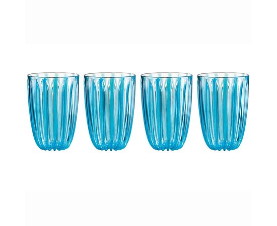 Набор из 4-х стаканов Dolcevita, 470 мл, бирюзовые, Guzzini