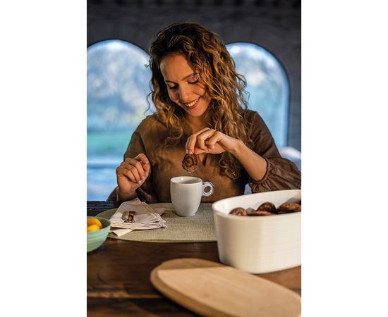 Хлебница с бамбуковой крышкой Tierra, 31,5х16,4х12,9 см, молочная, Guzzini, изображение 4