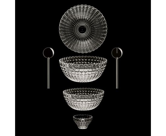 Набор столовых приборов для салата Tiffany, прозрачные, Guzzini, изображение 2