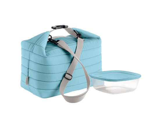 Набор из термосумки и контейнера Handy, 3 л, голубой, Guzzini