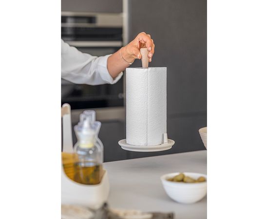 Держатель для бумажных полотенец Tierra, 30,5 см, молочный, Guzzini, изображение 3