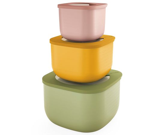 Набор контейнеров высоких для хранения продуктов Store&More, 3 шт., Guzzini