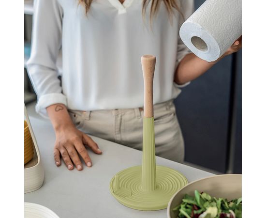 Держатель для бумажных полотенец Tierra, 30,5 см, светло-зеленый, Guzzini, изображение 2