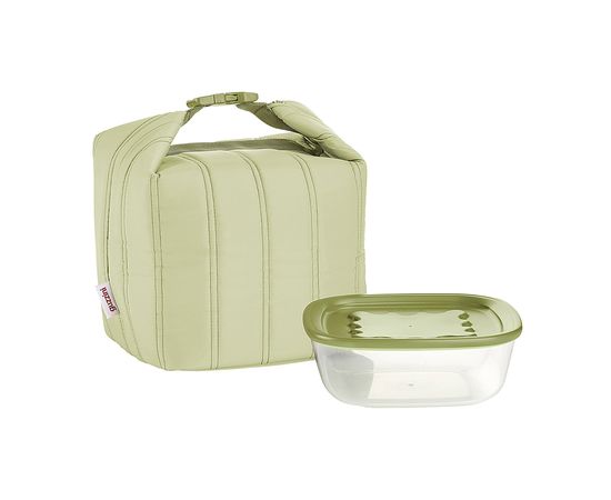 Набор из термосумки и контейнера Handy Bio, 1,4 л, зеленый, Guzzini