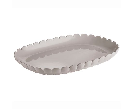 Поднос сервировочный Tiffany, 32х22,5 см, серо-бежевый, Guzzini