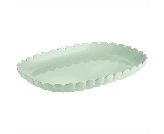 Поднос сервировочный Tiffany, 32х22,5 см, зеленый, Guzzini