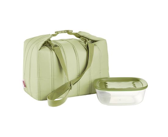Набор из термосумки и контейнера Handy Bio, 3 л, зеленый, Guzzini