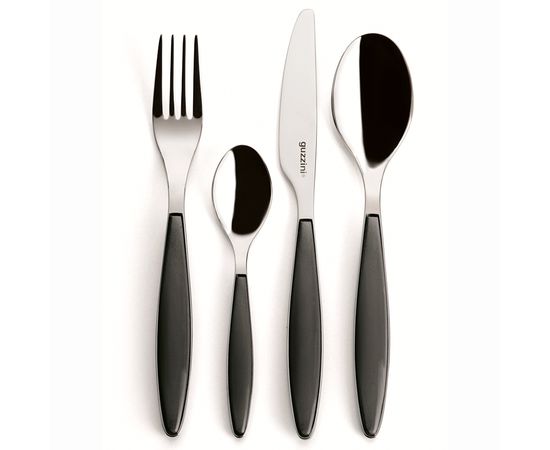 Набор из 24 столовых приборов Cutlery Feeling, серые, Guzzini