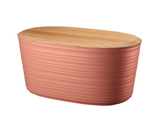 Хлебница с бамбуковой крышкой Tierra, 10 л, терракотовая, Guzzini