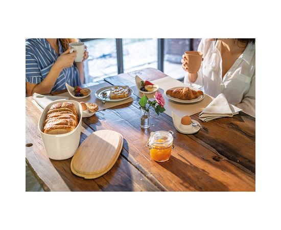 Набор подставок для яиц Tierra, бежевые, 2 шт., Guzzini, изображение 2