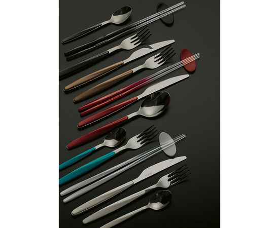 Набор из 24 столовых приборов Cutlery My Fusion, черные, Guzzini, изображение 2