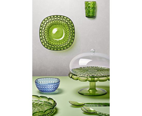 Блюдо для торта с крышкой Vanity, 30 см, зеленое, Guzzini, изображение 2