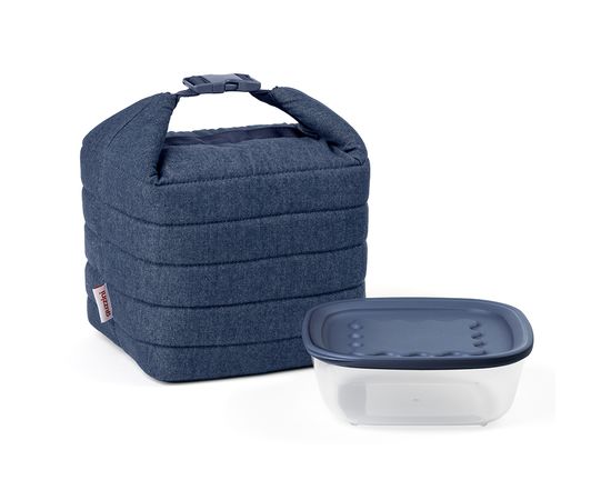 Набор из термосумки и контейнера Handy Bio, 1,4 л, синий, Guzzini
