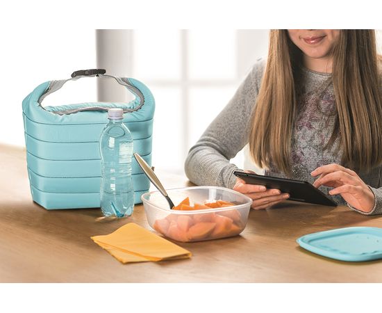 Набор из термосумки и контейнера Handy, 1,4 л, оранжевый, Guzzini, изображение 2