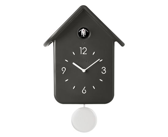 Часы с кукушкой QQ, черные, Guzzini
