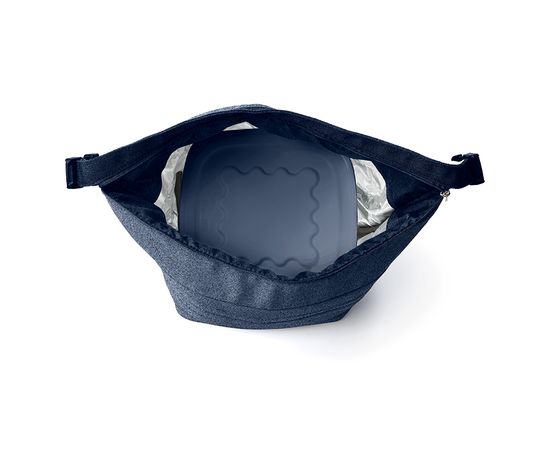 Набор из термосумки и контейнера Handy Bio, 1,4 л, синий, Guzzini, изображение 3