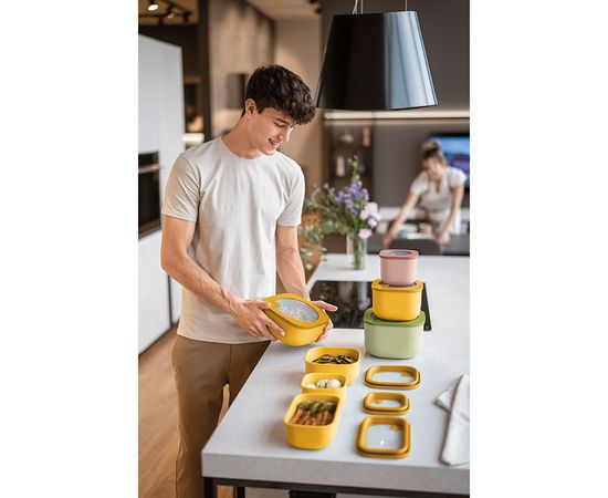 Контейнер для хранения Store&More, 1,9 л, оранжевый, Guzzini, изображение 3