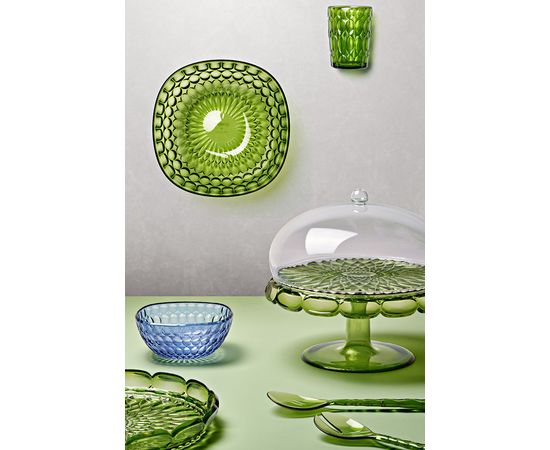 Блюдо сервировочное с крышкой Vanity, 30 см, зеленое, Guzzini, изображение 2