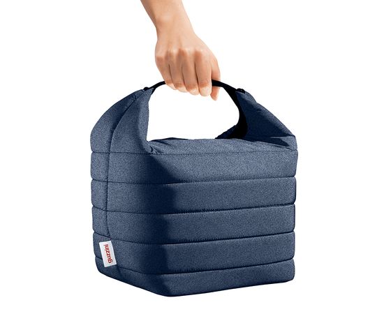 Набор из термосумки и контейнера Handy Bio, 1,4 л, синий, Guzzini, изображение 4