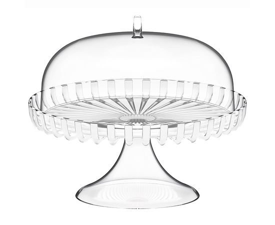Блюдо для торта с крышкой Dolcevita, 31 см, перламутровое, Guzzini