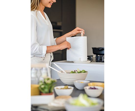 Держатель для бумажных полотенец Tierra, 30,5 см, серо-бежевый, Guzzini, изображение 2