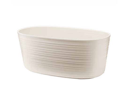 Кашпо для комнатных растений Tierra малое, молочное, Guzzini