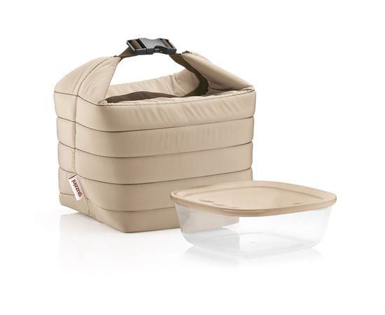 Набор термосумка+контейнер Handy малый бежевый, Guzzini